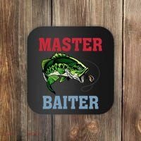 Master Baiter Master Baiter Meme Fishing Lover Coaster thumb 0