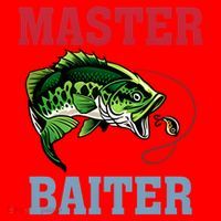 Master Baiter Master Baiter Meme Fishing Lover Santa Hat thumb 1