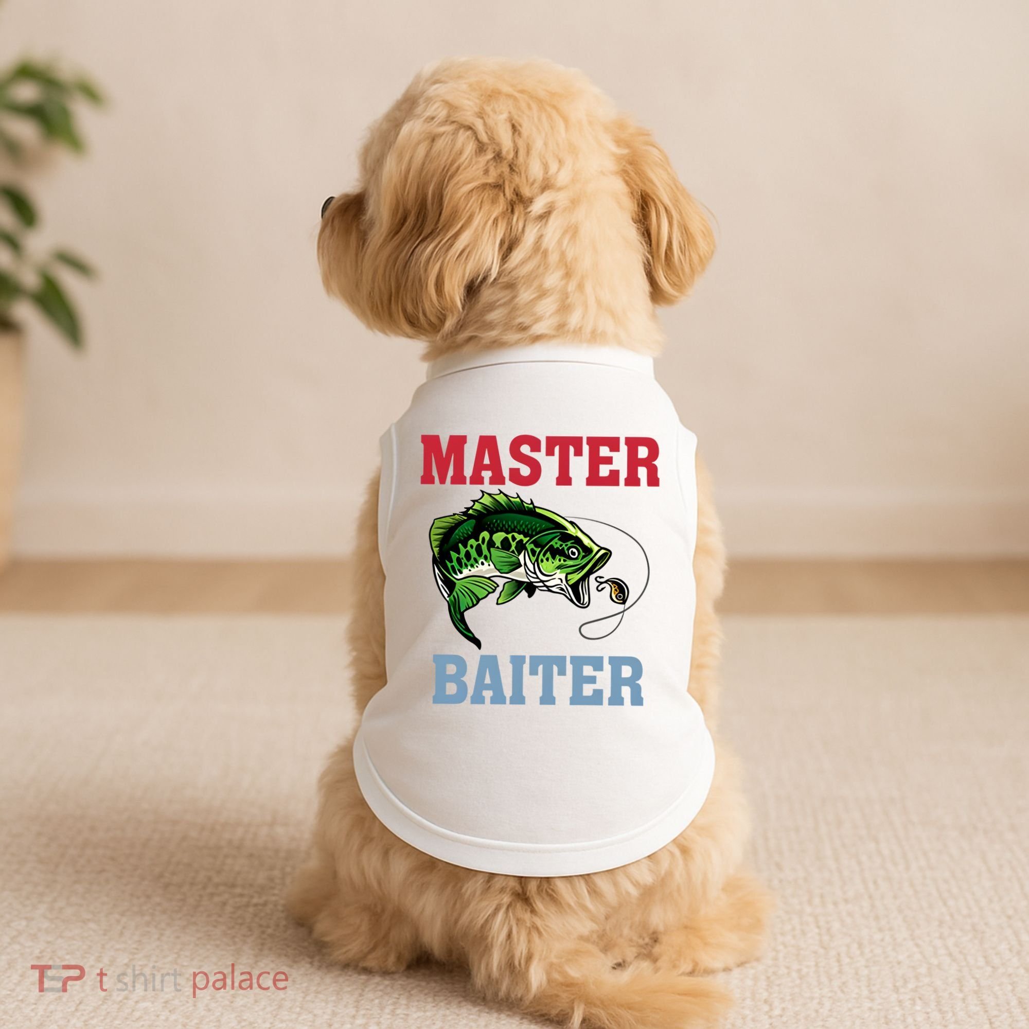 Master Baiter Master Baiter Meme Fishing Lover Doggie Tank