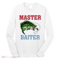 Master Baiter Master Baiter Meme Fishing Lover Long Sleeve Shirt thumb 0