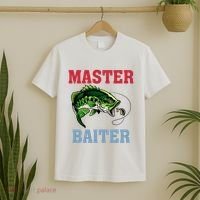 Master Baiter Master Baiter Meme Fishing Lover T-Shirt thumb 2