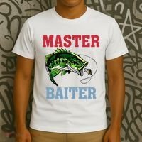 Master Baiter Master Baiter Meme Fishing Lover T-Shirt thumb 3