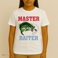 Master Baiter Master Baiter Meme Fishing Lover T-Shirt thumb 4