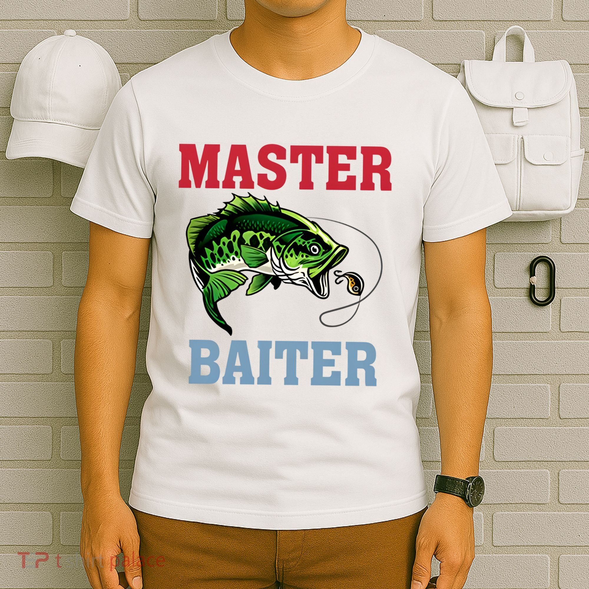 Master Baiter Master Baiter Meme Fishing Lover T-Shirt