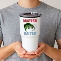 Master Baiter Master Baiter Meme Fishing Lover Tumbler thumb 2