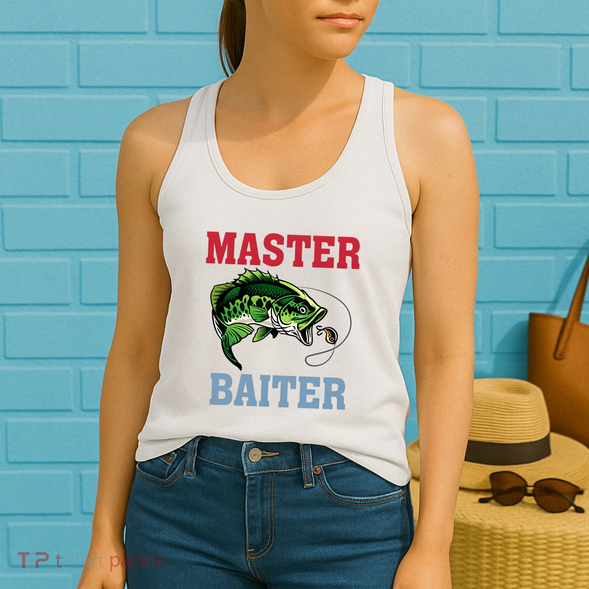Master Baiter Master Baiter Meme Fishing Lover Women's Tank Top