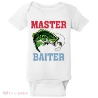Master Baiter Master Baiter Meme Fishing Lover Baby Bodysuit thumb 0