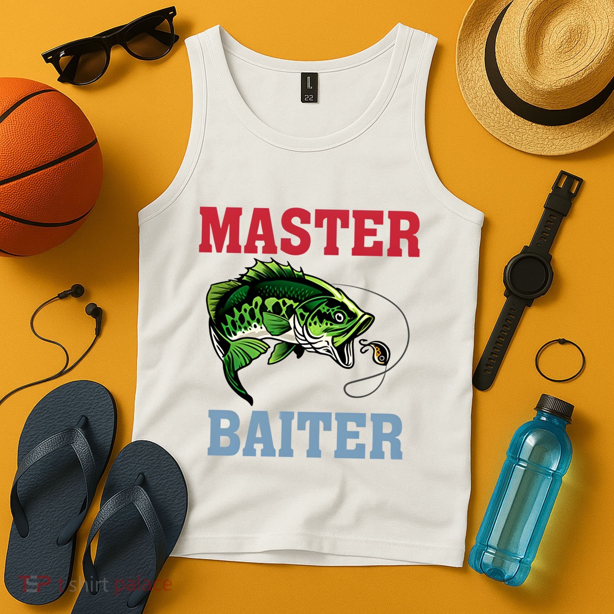 Master Baiter Master Baiter Meme Fishing Lover Tank Top
