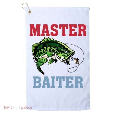Master Baiter Master Baiter Meme Fishing Lover Golf Towel