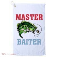 Master Baiter Master Baiter Meme Fishing Lover Golf Towel thumb 0