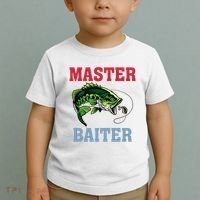 Master Baiter Master Baiter Meme Fishing Lover Toddler T-Shirt thumb 2