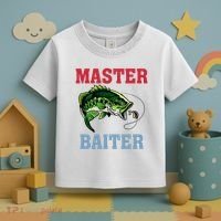 Master Baiter Master Baiter Meme Fishing Lover Toddler T-Shirt thumb 3
