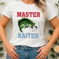 Master Baiter Master Baiter Meme Fishing Lover Women's T-Shirt thumb 2