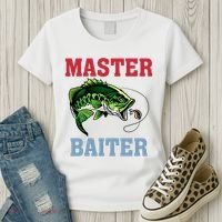 Master Baiter Master Baiter Meme Fishing Lover Women's T-Shirt thumb 3