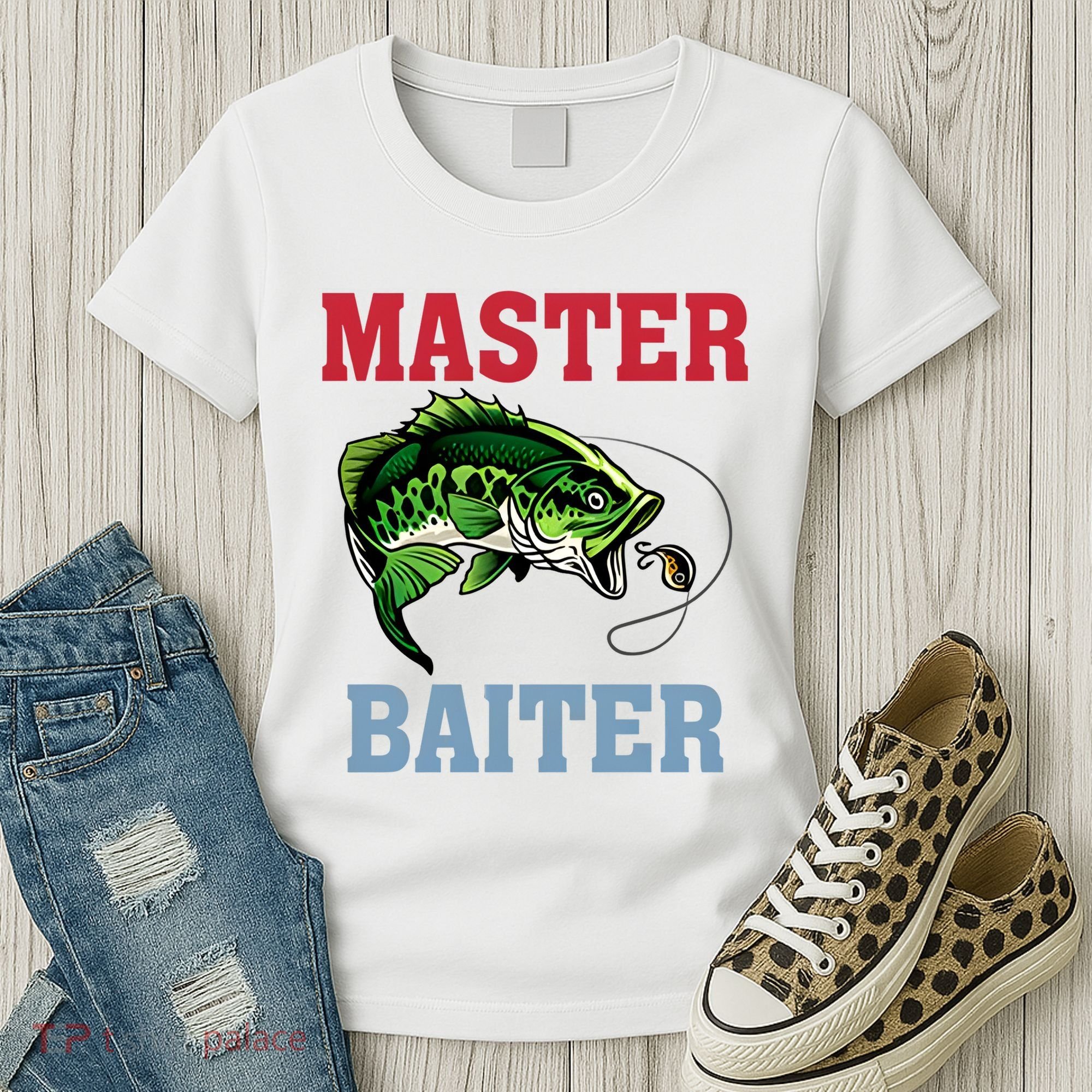 Master Baiter Master Baiter Meme Fishing Lover Women's T-Shirt