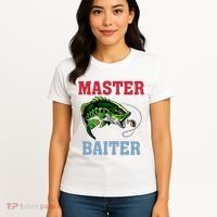 Master Baiter Master Baiter Meme Fishing Lover Women's T-Shirt thumb 4