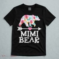 Mimi Bear Mom Grandma Floral Happy Mother's Day tee T-Shirt thumb 5