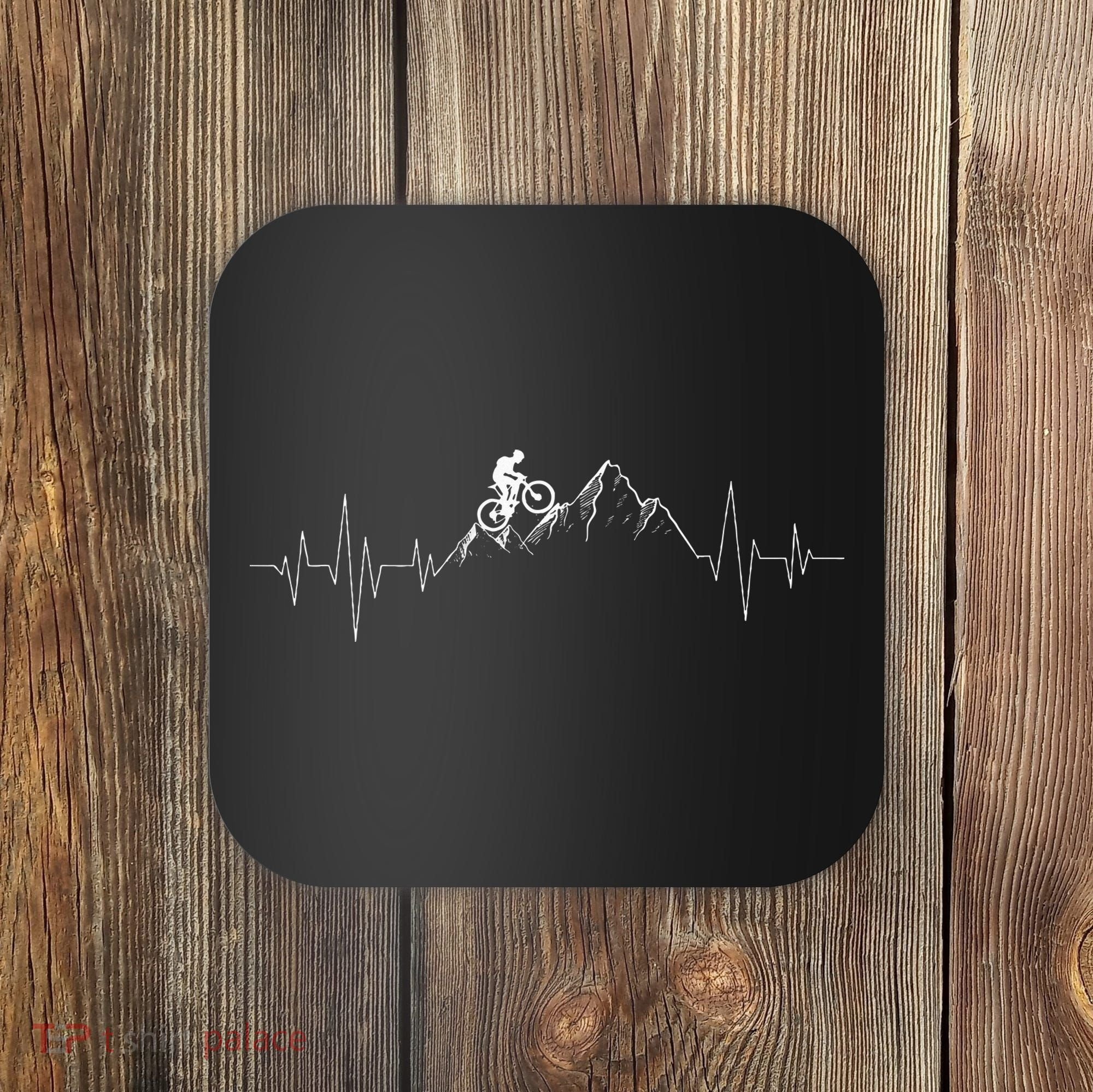 Mountain Biking Mtb Lover Cyclist Cycling Downhill Bike Coaster