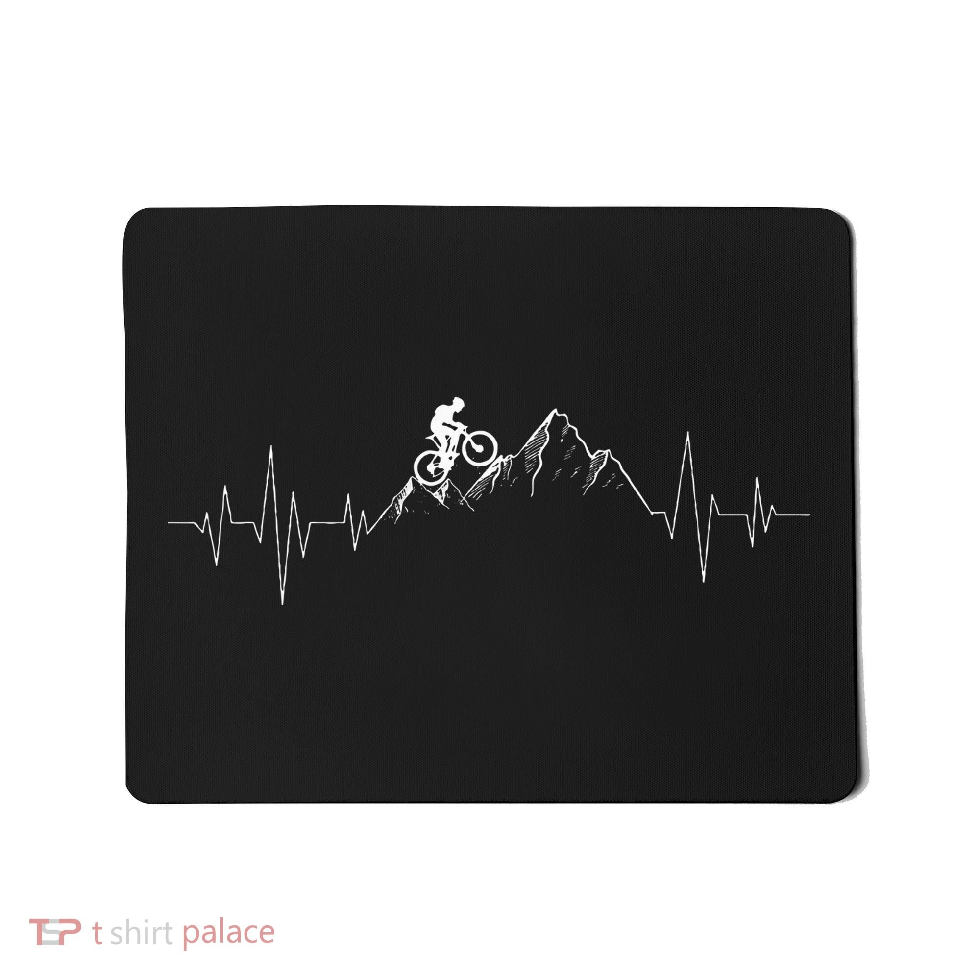 Mountain Biking Mtb Lover Cyclist Cycling Downhill Bike Mousepad