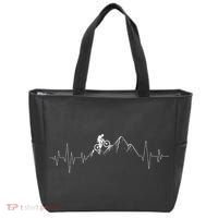 Mountain Biking Mtb Lover Cyclist Cycling Downhill Bike Tote Bag thumb 0
