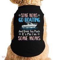 Moms Boating Mom Boat Captain Pontoon Sailor Cruising Gift Doggie Tank thumb 0