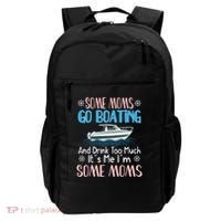 Moms Boating Mom Boat Captain Pontoon Sailor Cruising Gift Backpack thumb 0