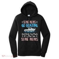 Moms Boating Mom Boat Captain Pontoon Sailor Cruising Gift Women's Hoodie thumb 0