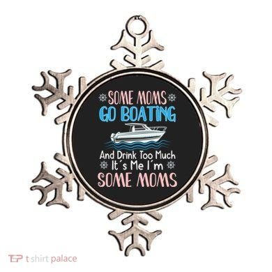 Moms Boating Mom Boat Captain Pontoon Sailor Cruising Gift Ornament