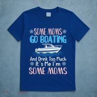 Moms Boating Mom Boat Captain Pontoon Sailor Cruising Gift T-Shirt thumb 5