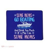 Moms Boating Mom Boat Captain Pontoon Sailor Cruising Gift Mousepad thumb 0