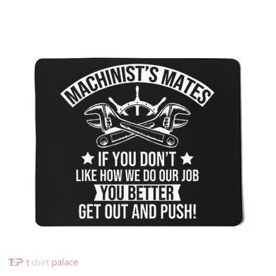 Machine Boat Mechanic Captain Machinist Mate Ship Repairman Mousepad