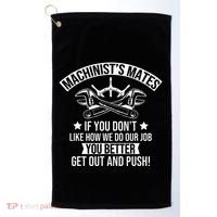 Machine Boat Mechanic Captain Machinist Mate Ship Repairman Golf Towel thumb 0