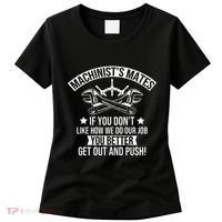 Machine Boat Mechanic Captain Machinist Mate Ship Repairman Women's T-Shirt thumb 0