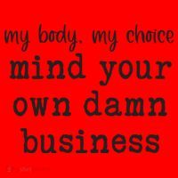 My Body My Choice Mind Your Own Damn Business Santa Hat thumb 1