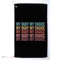 My Body My Choice Golf Towel thumb 0