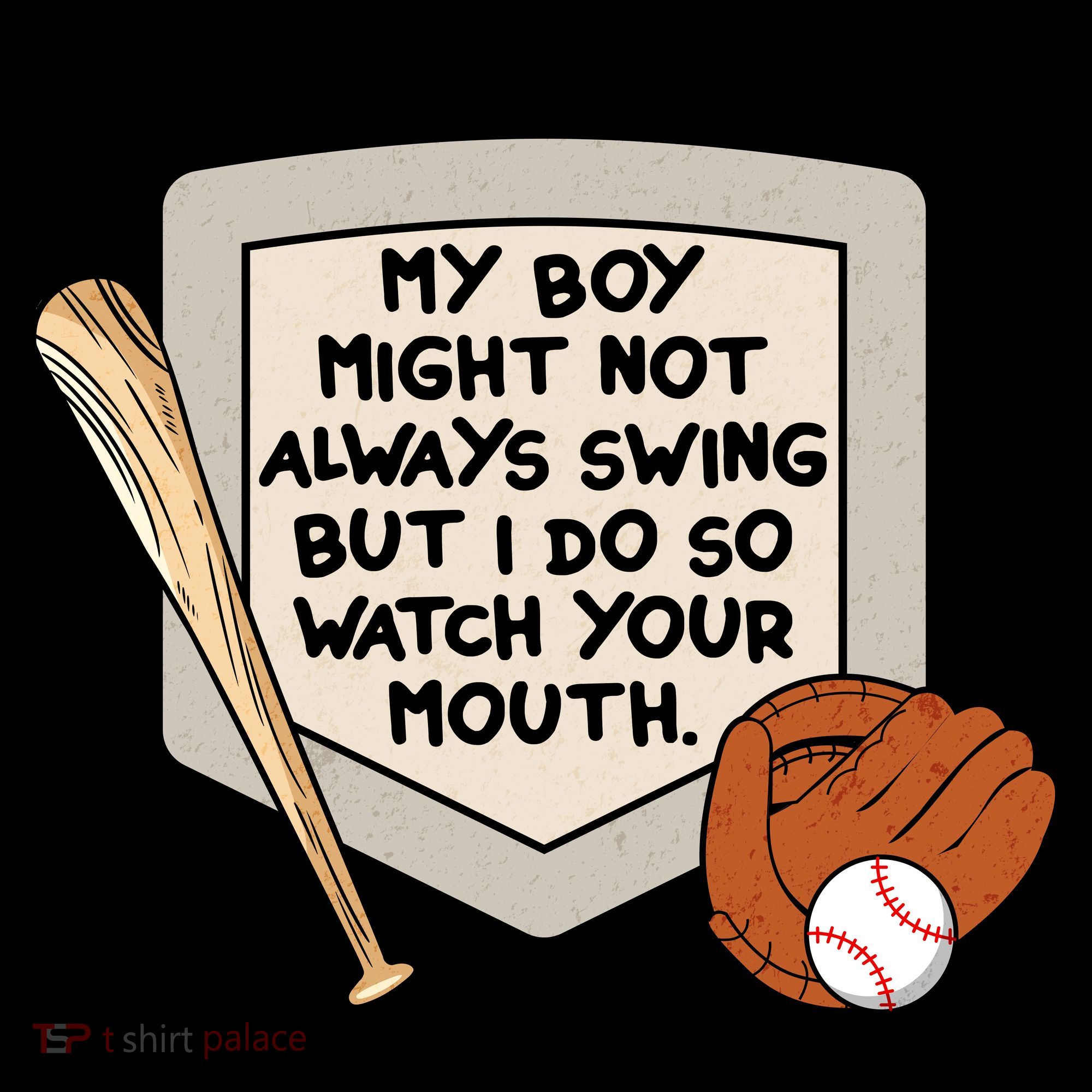 My Boy Might Not Always Swing But I Do Baseball Parent Coffee Mug