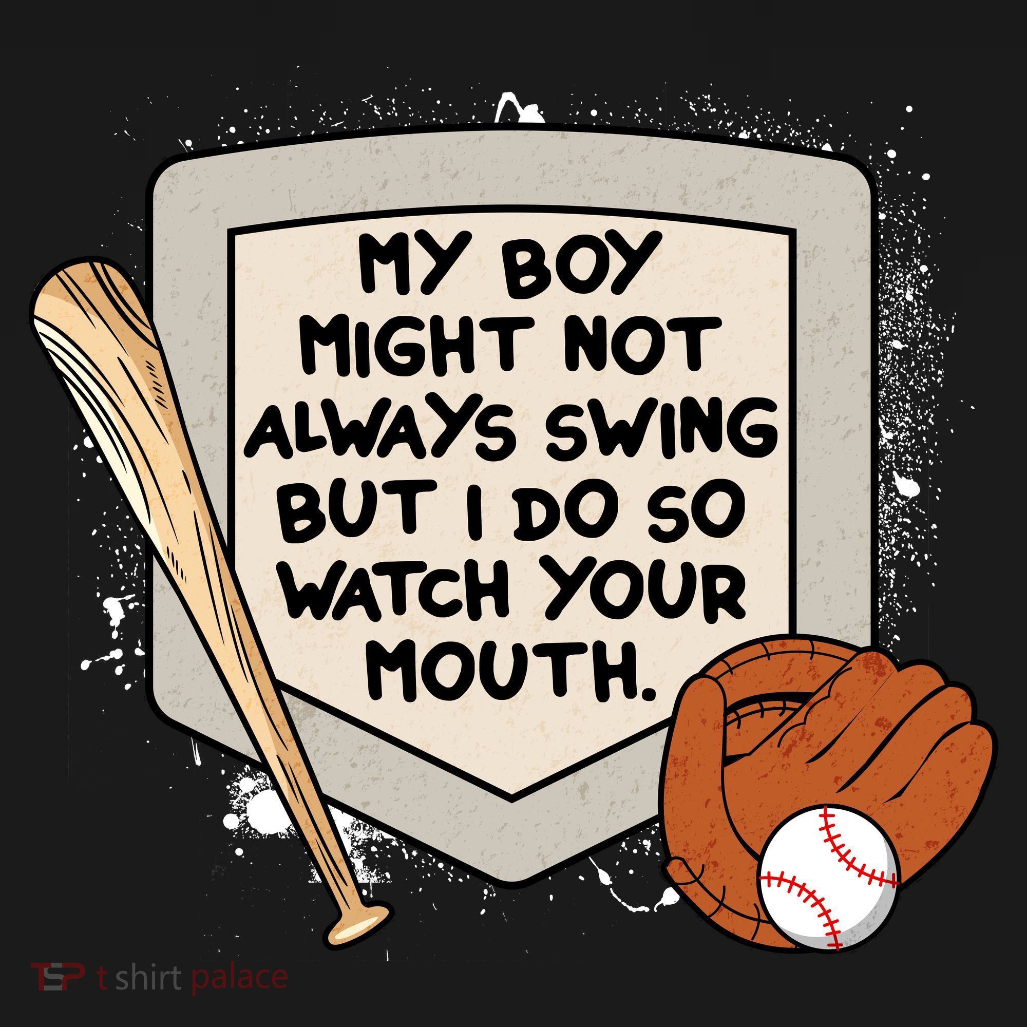 My Boy Might Not Always Swing But I Do Baseball Parent Ornament