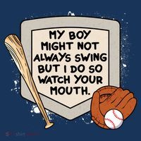 My Boy Might Not Always Swing But I Do Baseball Parent Mousepad thumb 1