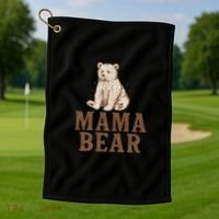 Mama Bear Golf Towel thumb 1