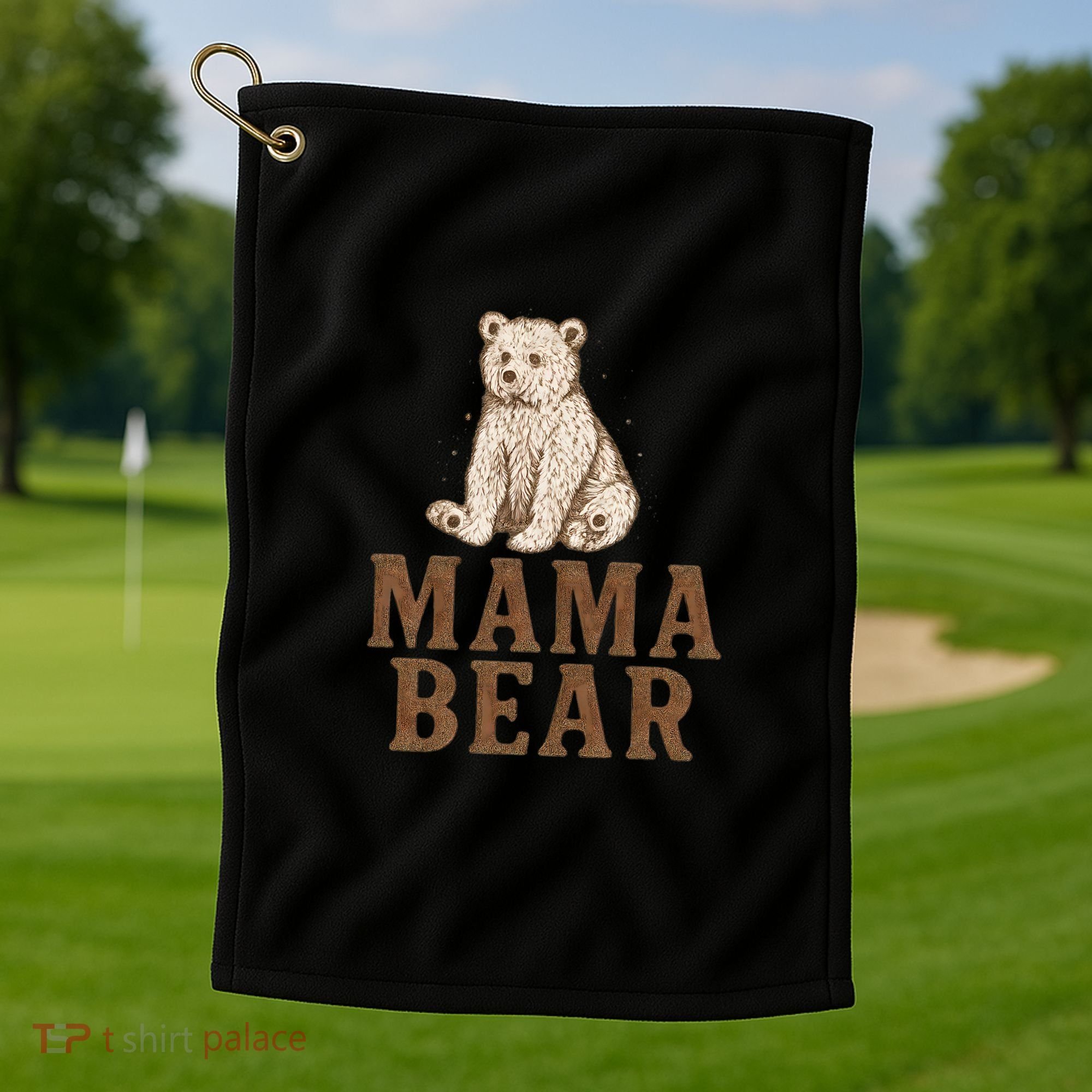 Mama Bear Golf Towel
