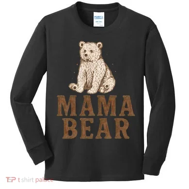 Mama Bear Kids Long Sleeve Shirt