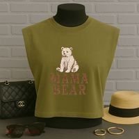 Mama Bear Garment-Dyed Women's Muscle Tee thumb 3
