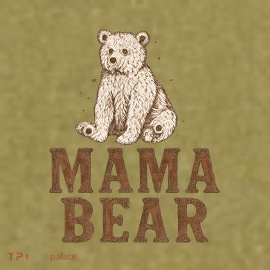 Mama Bear Garment-Dyed Women's Muscle Tee