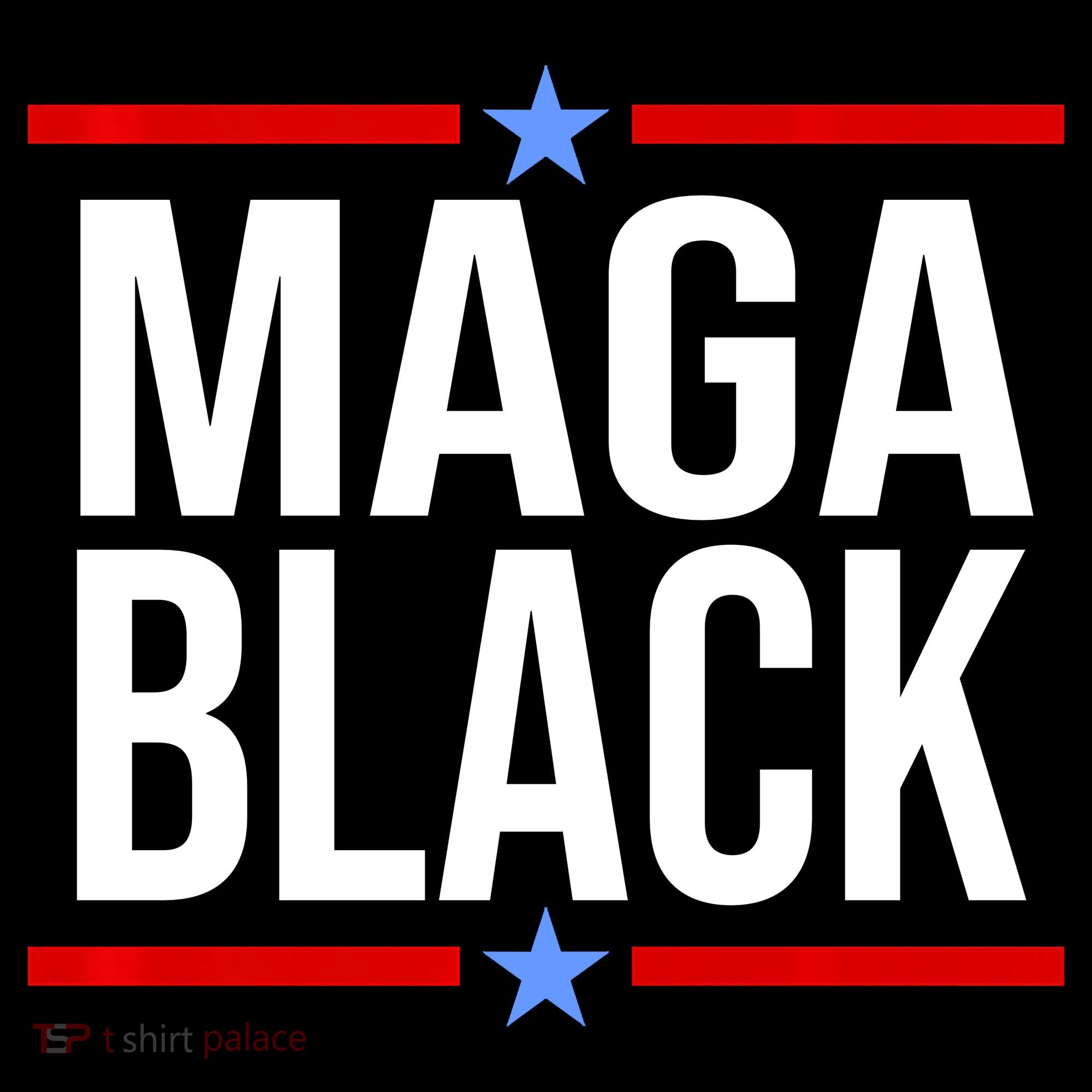 Maga Black USA-Made Doggie Bandana