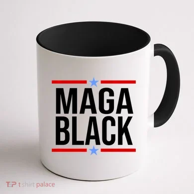 Maga Black Coffee Mug back