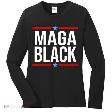 Maga Black Women's Long Sleeve Shirt