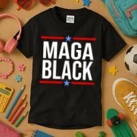 Maga Black Kids T-Shirt thumb 3