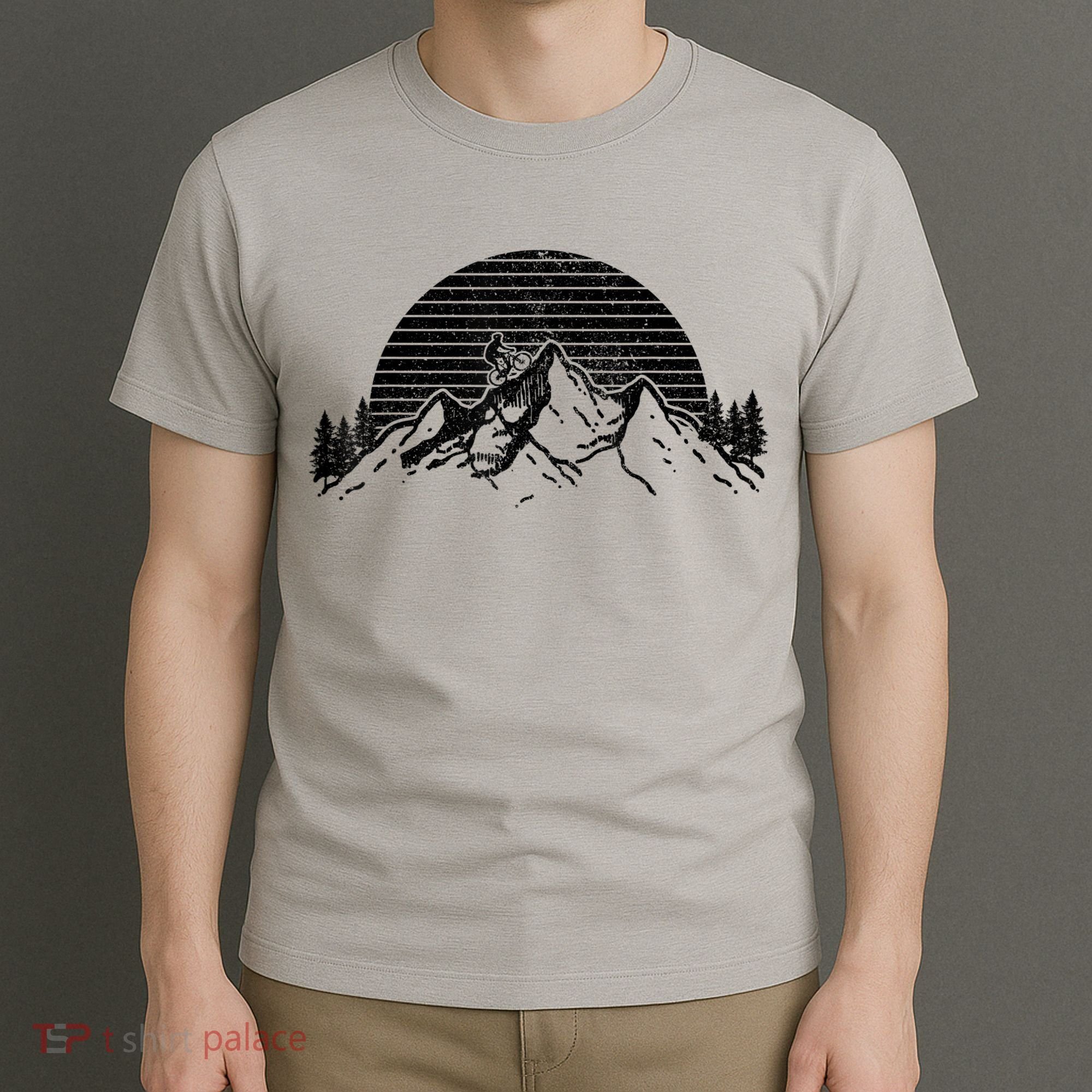 Mountain Bike MTB Bicycle Cycling Downhill Biking Gift T-Shirt