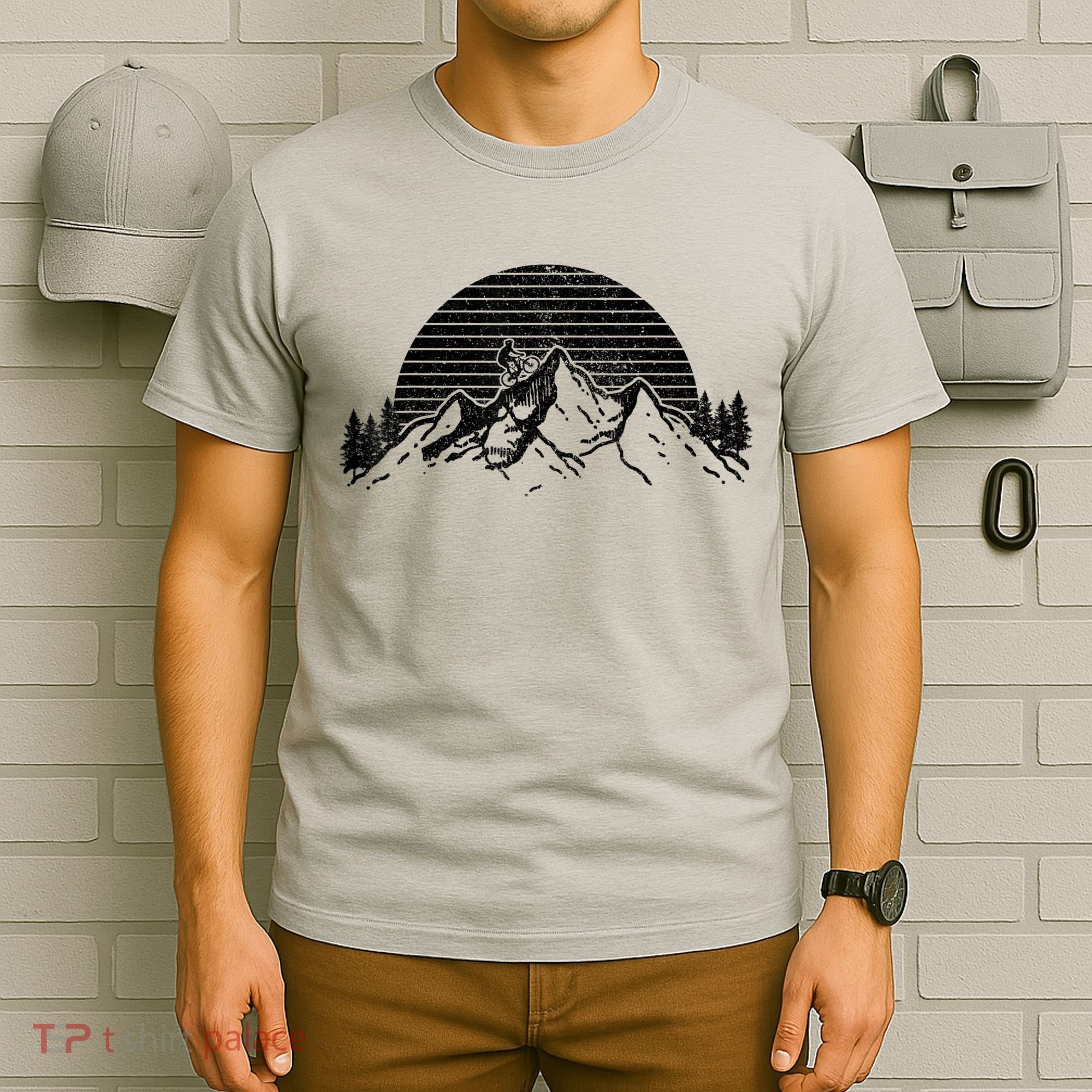 Mountain Bike MTB Bicycle Cycling Downhill Biking Gift T-Shirt