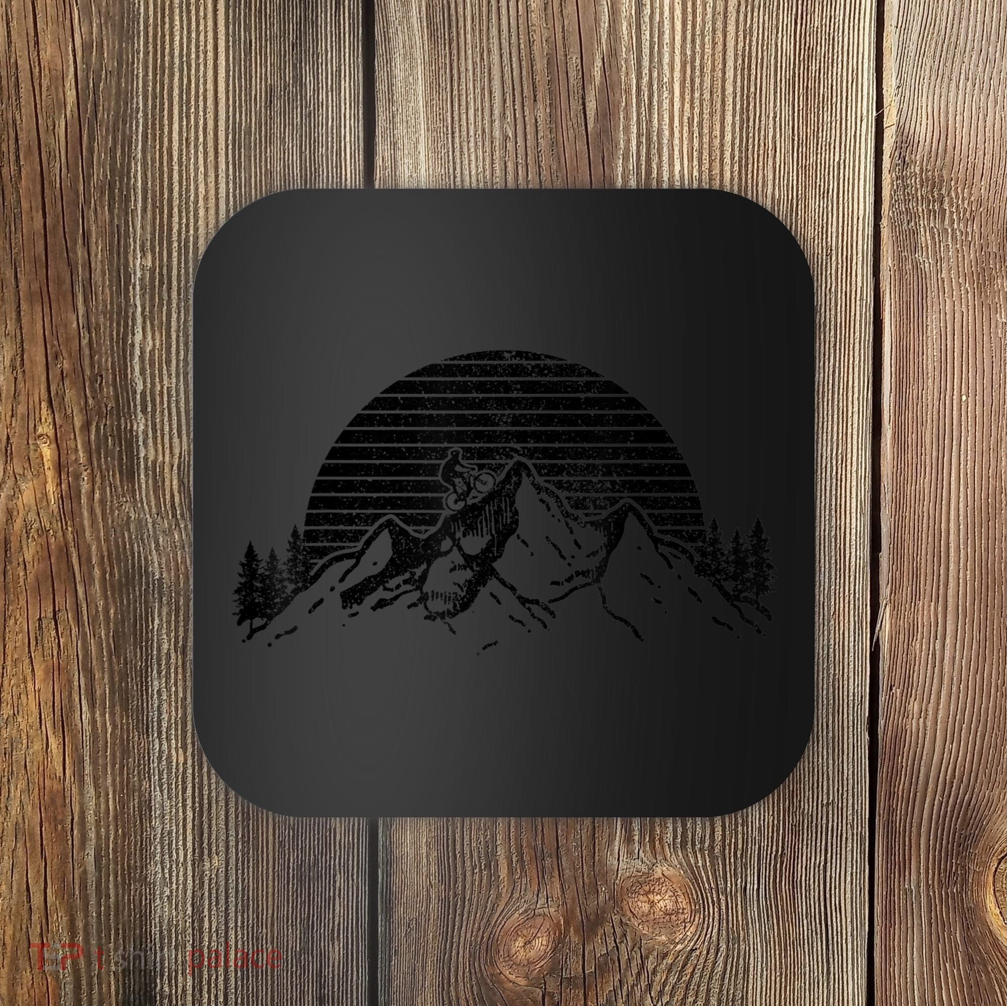 Mountain Bike MTB Bicycle Cycling Downhill Biking Gift Coaster